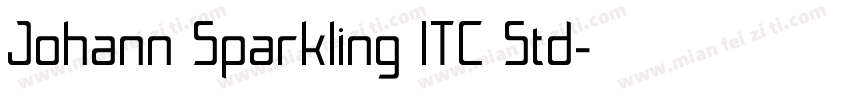 Johann Sparkling ITC Std字体转换